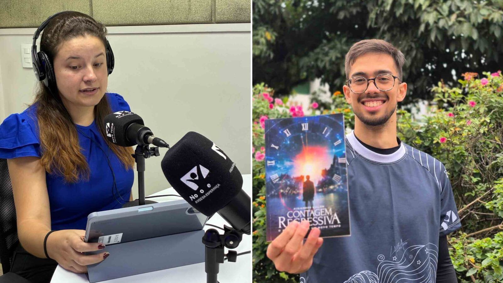 Voluntários de Teresópolis (RJ) gravam livro em áudio para quem não consegue ler