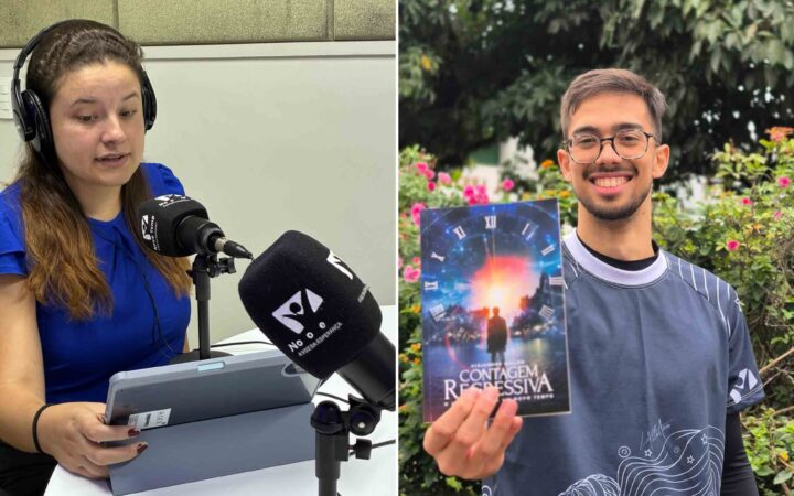 Voluntários de Teresópolis (RJ) gravam livro em áudio para quem não consegue ler
