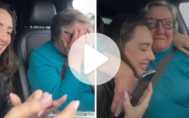Tia de 81 anos que levava os sobrinhos à escola de Opala ganha deles um carro novo