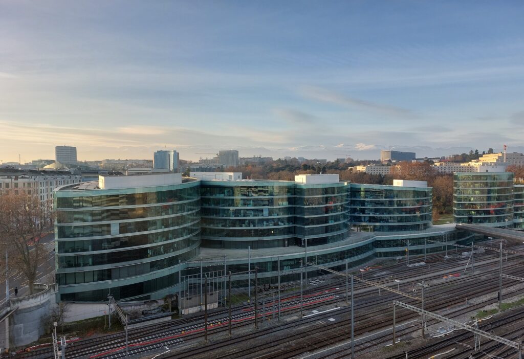 Maison de la paix, sede do Geneva Graduate Institute, em Genebra, onde o prêmio foi entregue