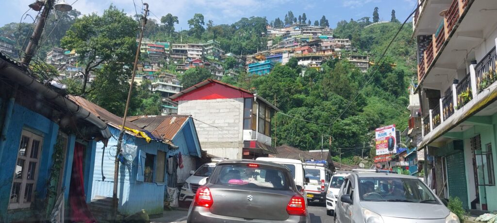 Kurseong, nas montanhas do distrito de Darjeeling, no nordeste da Índia