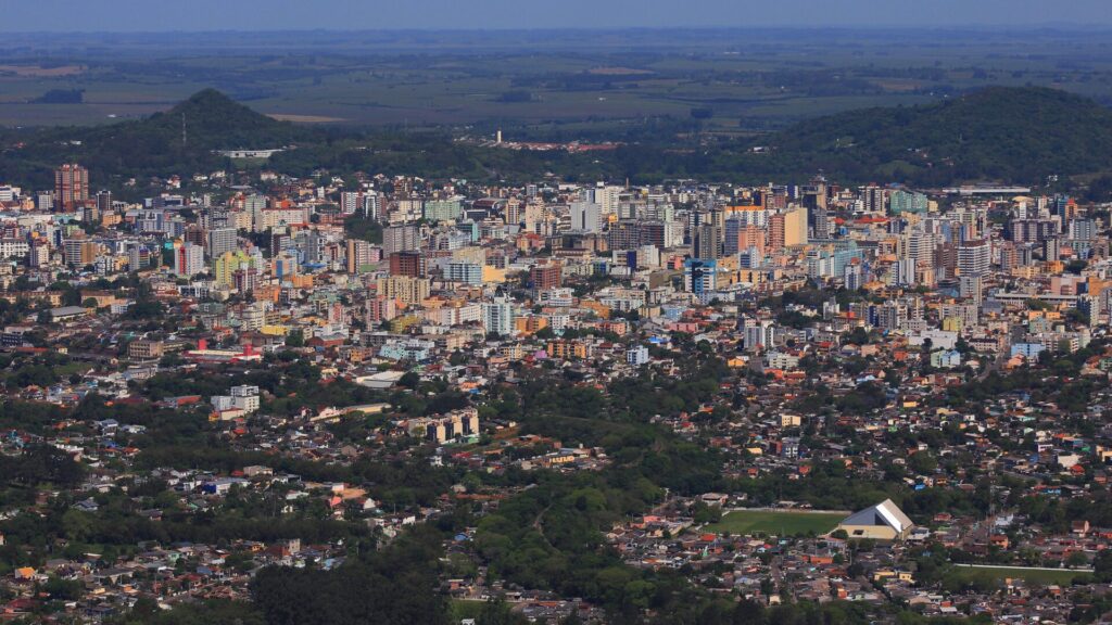 Vista parcial de Santa Maria, no centro do Rio Grande do Sul